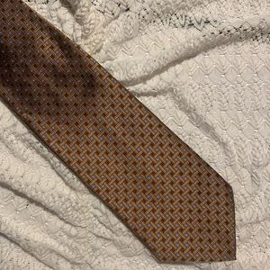 Brooks Brothers Silk Woven Pattern Tie Necktie
